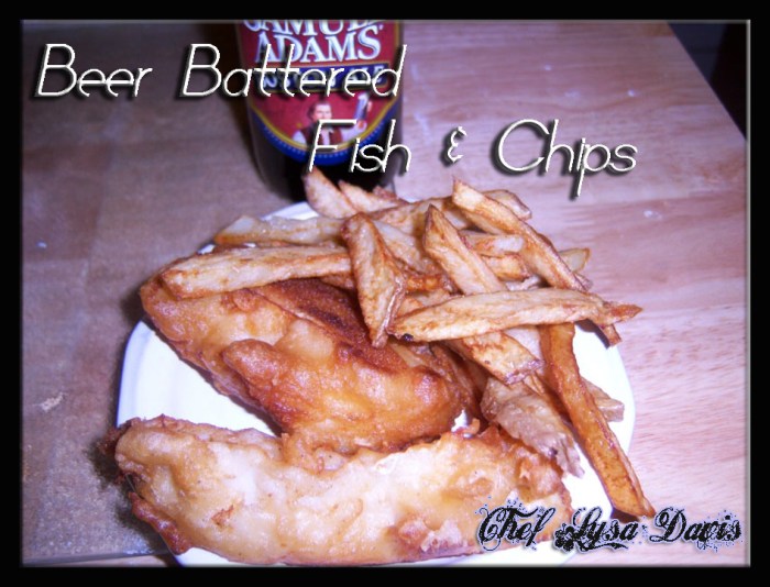 Beer Battered Fish & Chips