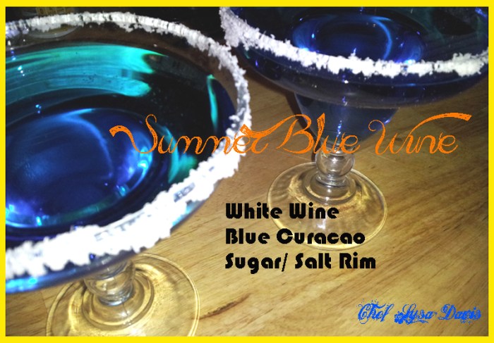 Summer Blue Wine