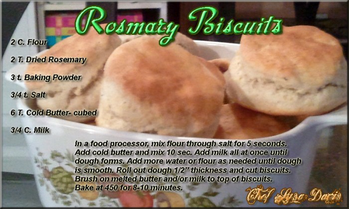 Rosemary Biscuits