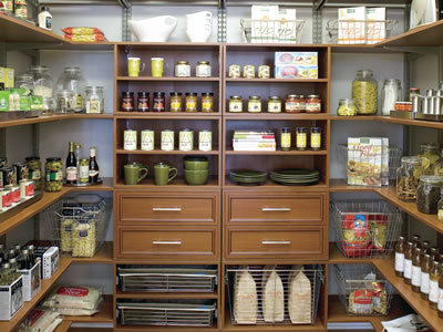 custom walk-in pantry
